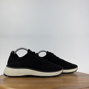 New Womens‎ Nordstrom Rack Lesley Black Knit Chunky Casual Sneakers Size 8.5 M
